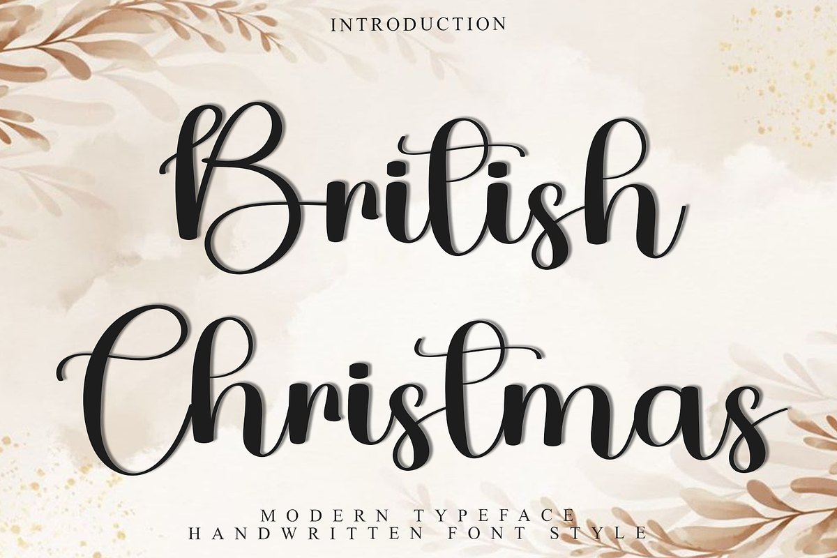 British Christmas, a Handwritten Font by FreshTypeINK (Photo 1 of 8)