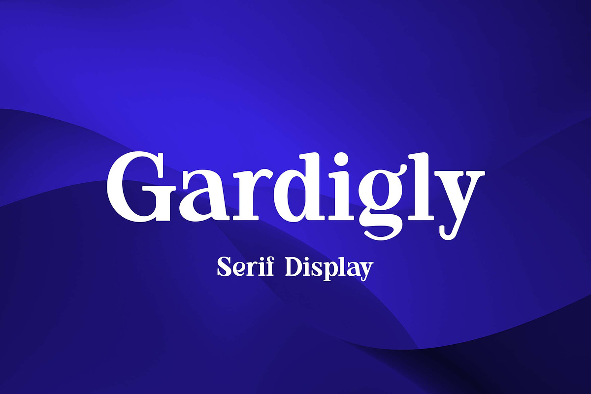 Gardigly Serif Display Font, a Serif Font by UICreative (Photo 1 of 13)