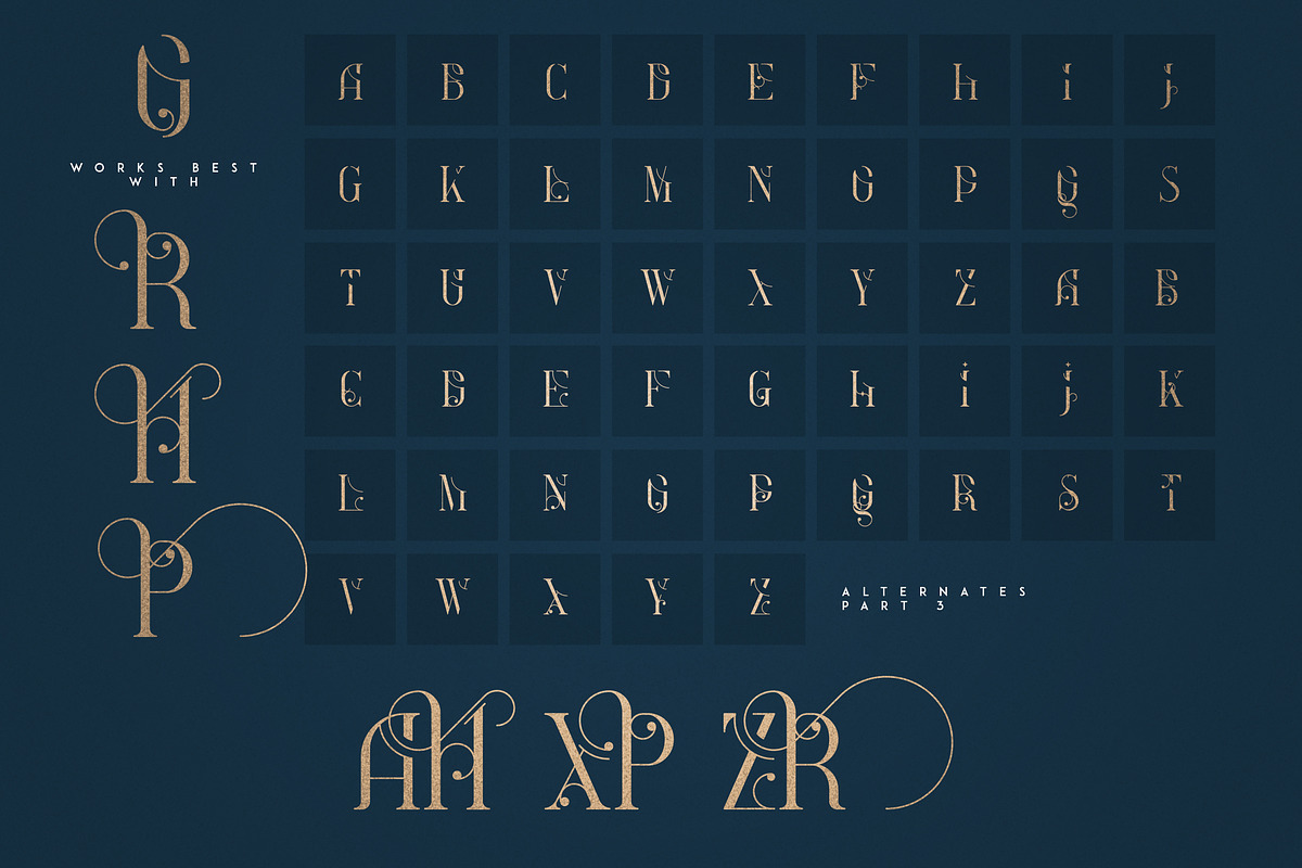 SALE! Midnight Tales - Vintage font, a Serif Font by VP Fonts (Photo 15 of 18)