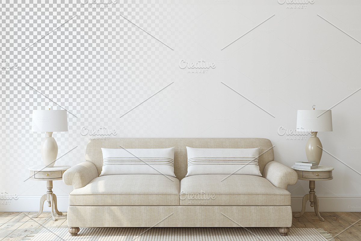 NEUTRAL INTERIORS Wall&Frame Mockups, a Poster Template by MyHomeMockups (Photo 3 of 10)