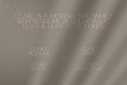 Claro - Elegant Font Family, a Sans Serif Font by AndrewPixelType (Thumbnail 2 of 14)