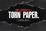 Black Torn Paper Texture Pack, a Texture Graphic by DesignerCandies (Thumbnail 5 of 5)