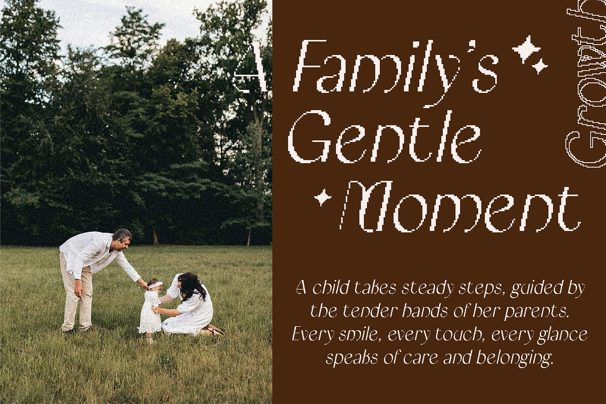 Bordie Pixel, a Sans Serif Font by Craft Supply Co. (Photo 3 of 8)