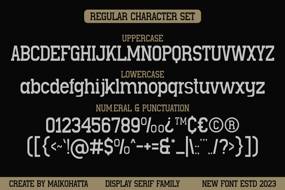 Vandeck - Display Serif Family Font, a Serif Font by MaikoHatta (Photo 2 of 8)