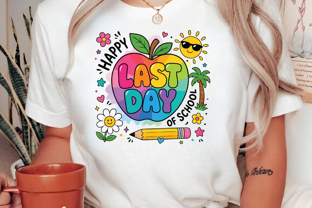 Teacher Summer Break Sublimation, a Seasonal Illustration by DreamPrint404 (Photo 5 of 6)