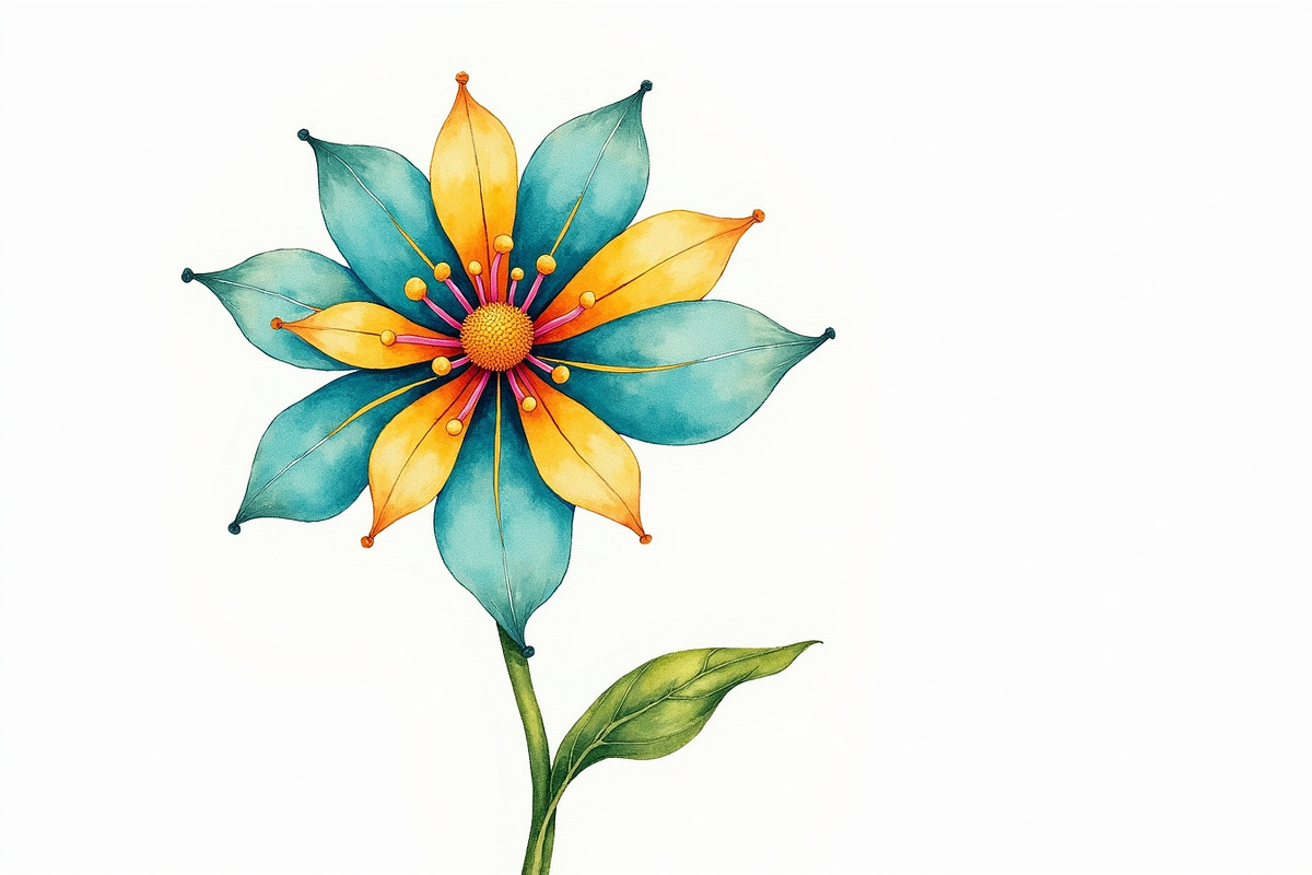 Retro Groovy Flowers Bundle, an Illustration by Amazin_art (Photo 2 of 11)