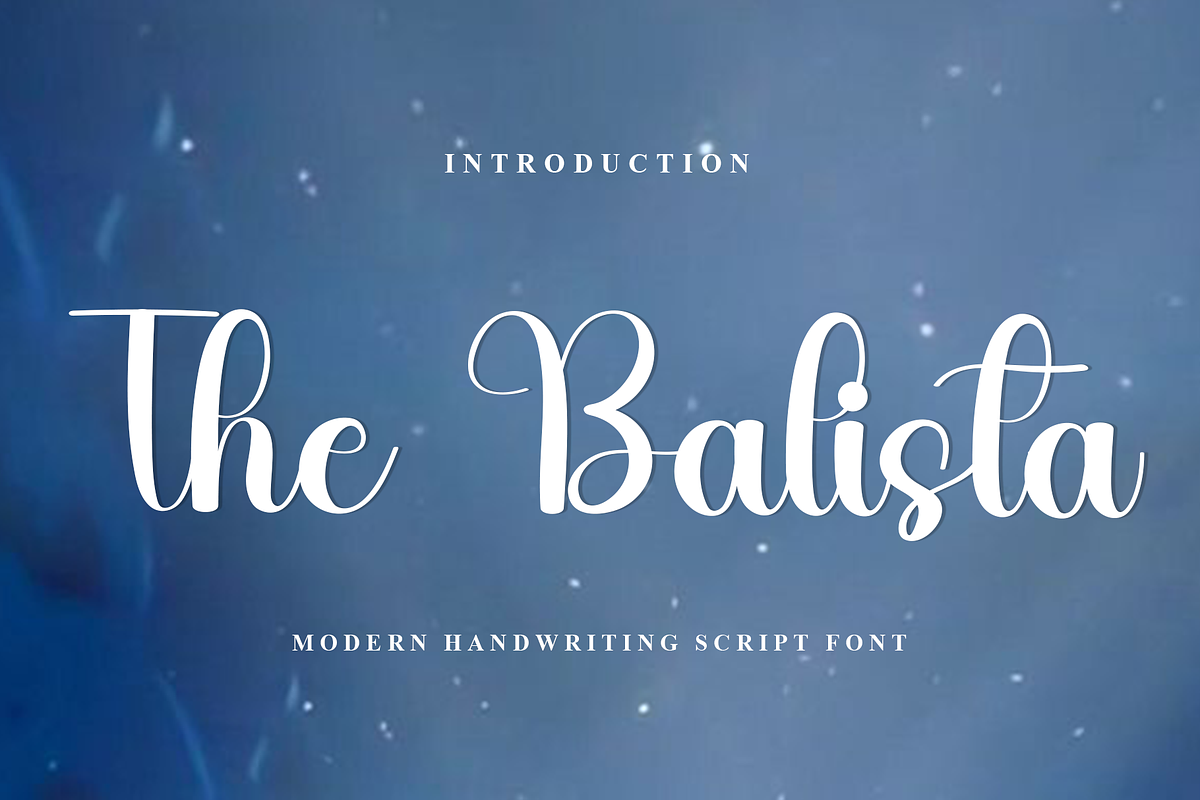 The Balista, a Handwritten Font by FreshTypeINK (Photo 1 of 8)