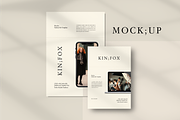 Kinfox - A4 Potrait Powerpoint, a Presentation Template by Dirtytemp Studio (Thumbnail 3 of 8)