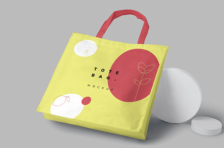 Tote Bag Mockup Set 3 | Packaging Mockups ~ Creative Market