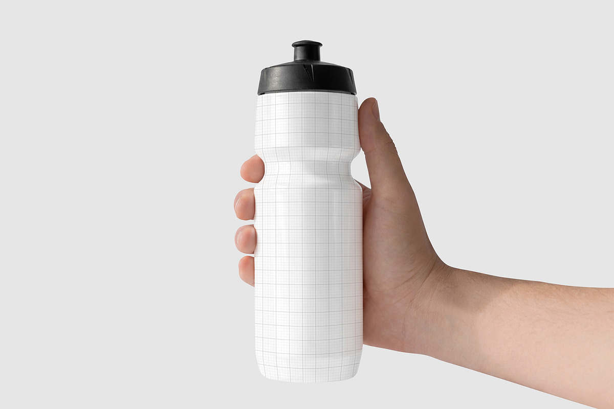 Sports Water Bottle Mockup, a Packaging Mockup by graphypix (Photo 4 of 4)