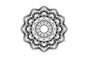 Ornamental Black White Mandala Pack, a Decorative Illustration by NJ Himel (Thumbnail 4 of 103)