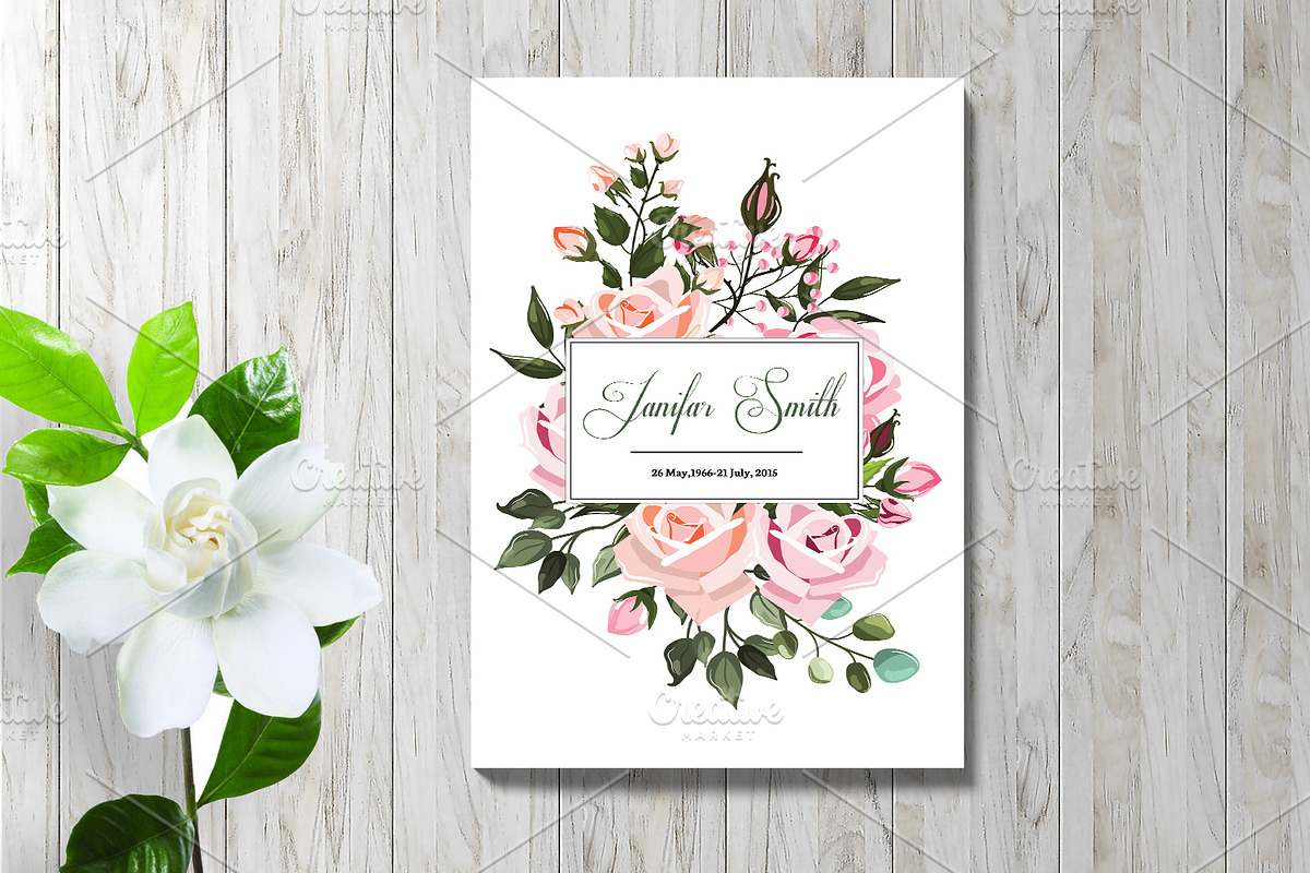 Funeral Program Template - V1000 preview 5