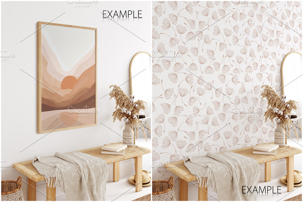 Frame & Wall Mockup Bundle - 7, a Print Template by Yuri-U (Photo 16 of 27)