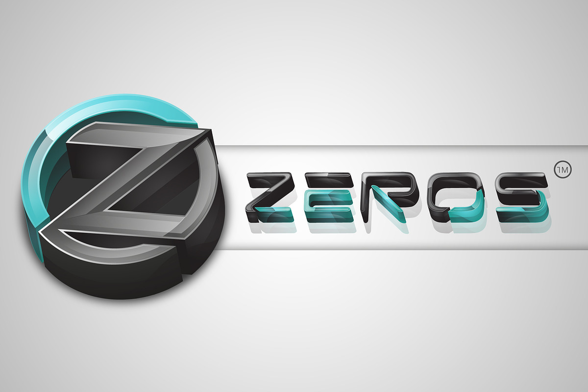 3D LETTERING for icon & logo preview 4