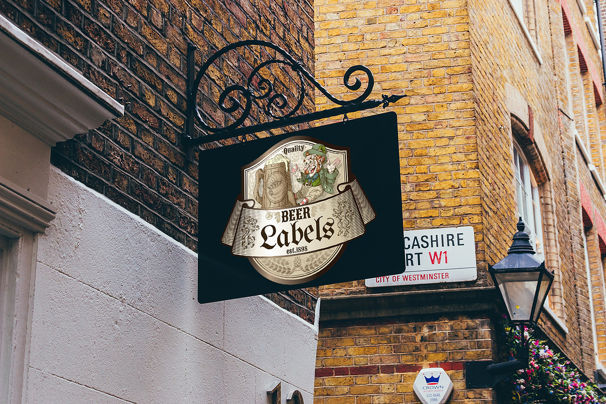 Beer Labels with Leprechaun, a Branding & Logo Template by inshader (Photo 3 of 5)