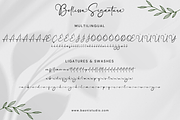 Bellissa Modern Signature Font, a Script Font by Basnistudio (Thumbnail 9 of 10)