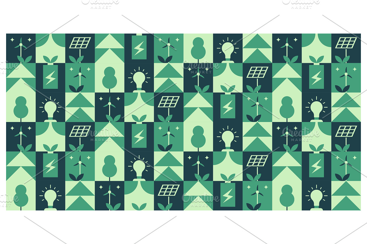 Eco-friendly energy, a Decorative Illustration by Creative Backgrounds
