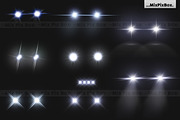 Car Headlights Photo Overlays, an Object Graphic by MixPixBox (Thumbnail 2 of 4)