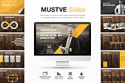 Mustve Powerpoint Slides, a Presentation Template by SlidesDive (Thumbnail 1 of 7)