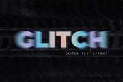 Glitch Text Effect Mockup Layout, a Layer Style Add-On by CreativeShaper (Thumbnail 1 of 2)