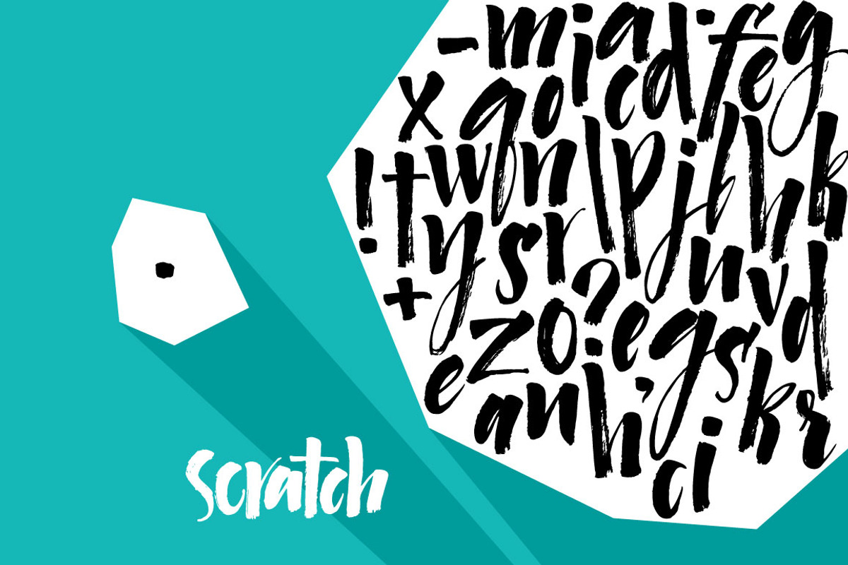 Calligraphic alphabet and pattern, an Illustration by Vera Holera (Photo 1 of 2)
