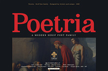Poetria - Serif Font Family