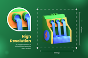 3D Energy Icons, an Environmental 3D Model by Flat Icons (Thumbnail 6 of 8)