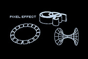 Retro Futuristic Dither Graphic, an Object Graphic by BonkiStudio (Thumbnail 4 of 6)