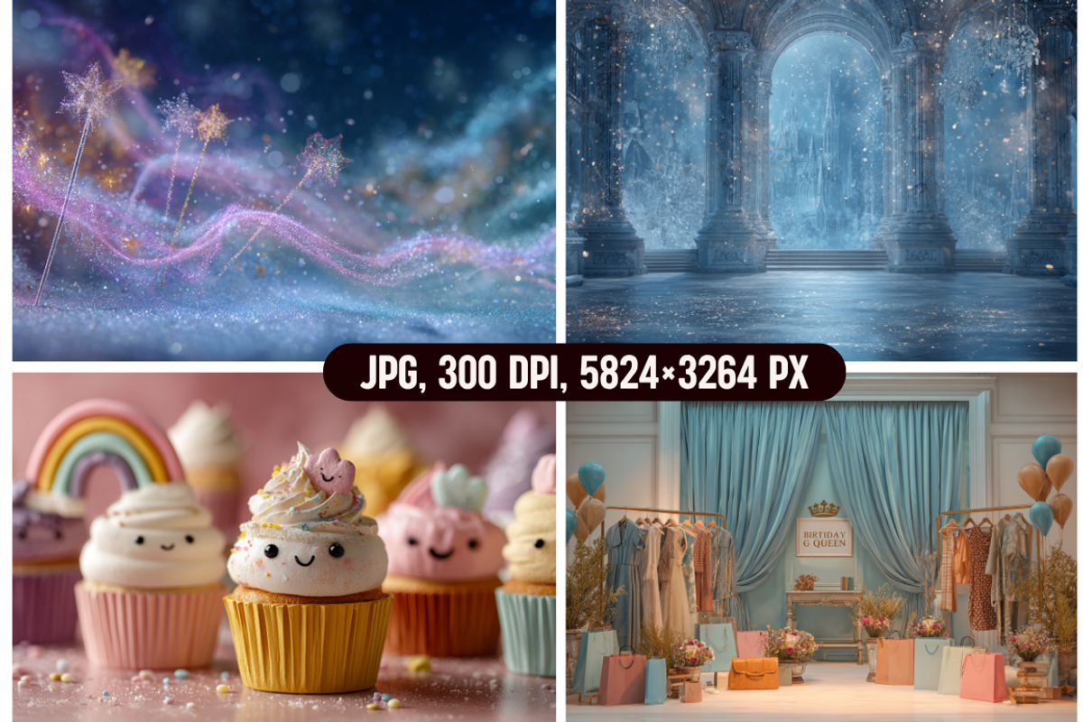 Birthday Girl-themed Photo Backdrops, a Background Graphic by PrintHaven Designs (Photo 6 of 12)