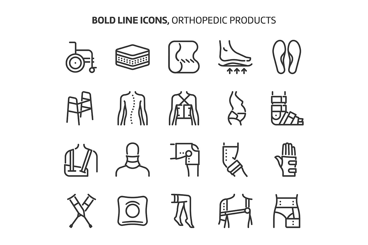 Bold Line Icons, an Outline Icon by Howcolour (Photo 54 of 151)