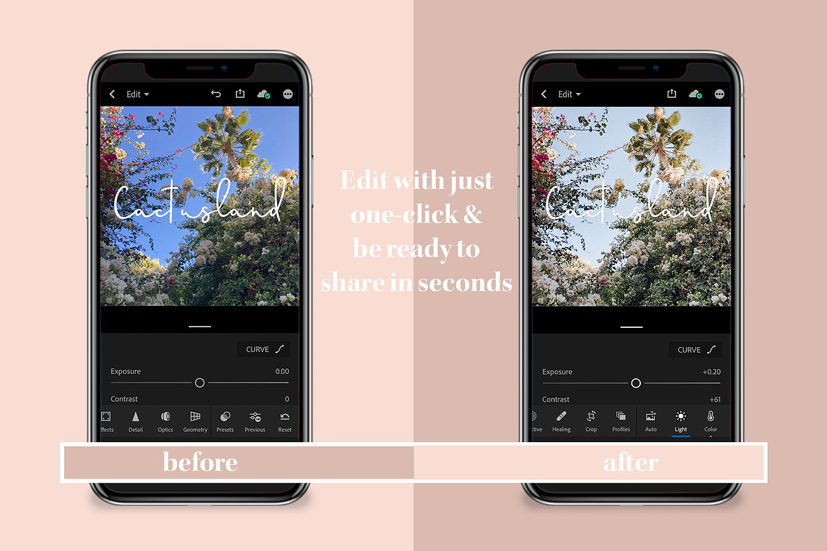 Insta Green Lightroom Mobile Presets, an Action Add-On by in between details (Photo 3 of 17)