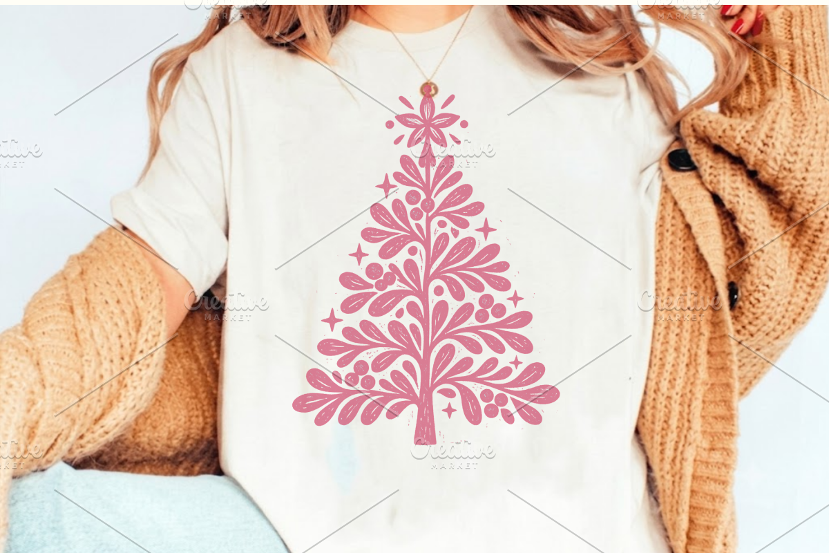 Pastel Christmas Trees PNG Bundle, a Decorative Illustration by Ink Gallery (Photo 9 of 12)