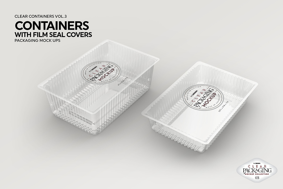 03 Clear Container Packaging Mockups, a Packaging Mockup by INCDesign (Photo 22 of 26)