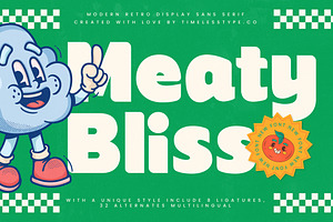 Meaty Bliss Modern Retro Display