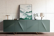 Watercolor mountains backgrounds, a Background Graphic by LeriaArt watercolor (Thumbnail 5 of 5)