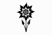 Minimal Flower Vector Pack, an Illustration by musafir_fashion (Thumbnail 3 of 21)