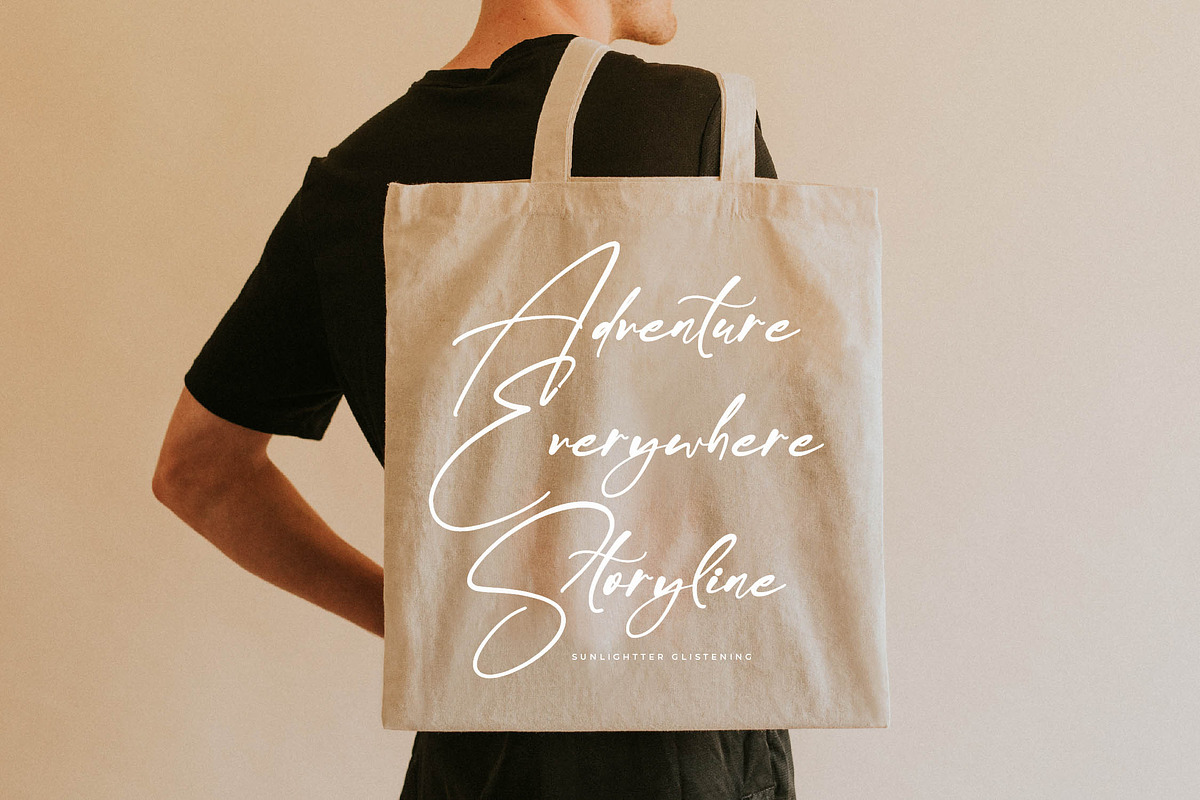 Sunlightter, a Script Font by Integritype Studio (Photo 7 of 15)