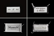 MUSE CLUB | Woven Label Mockups, an Apparel Mockup by Duet Atelier (Thumbnail 3 of 6)