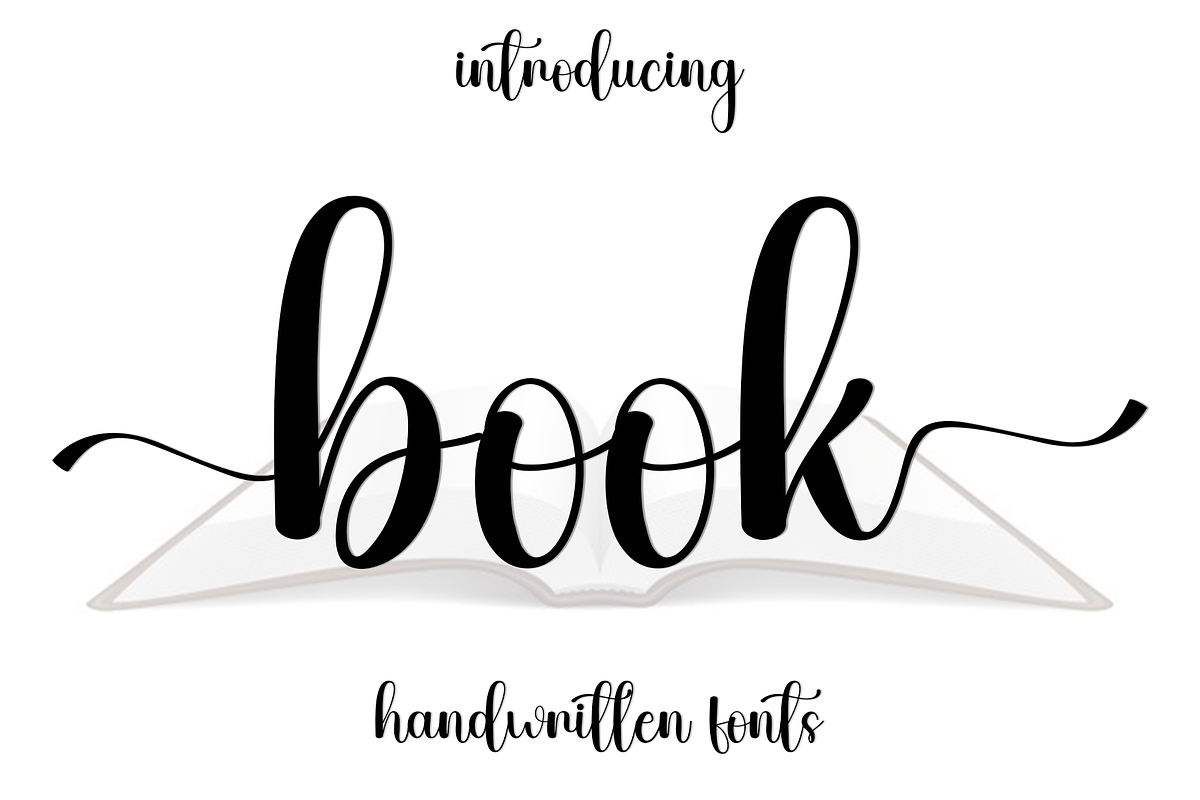 Book, a Handwritten Font by InermediaSTUDIO (Photo 1 of 8)