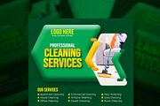 Cleaning Service Social Media Bundle, a Social Media Template by gstudiovect21 (Thumbnail 5 of 10)