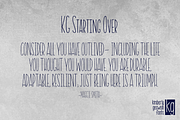 KG Starting Over, a Font by Kimberly Geswein Fonts (Thumbnail 2 of 3)