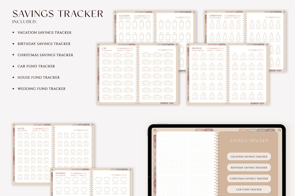 Digital Budget Planner, a Presentation Template by SofiaDesign16 (Photo 6 of 9)