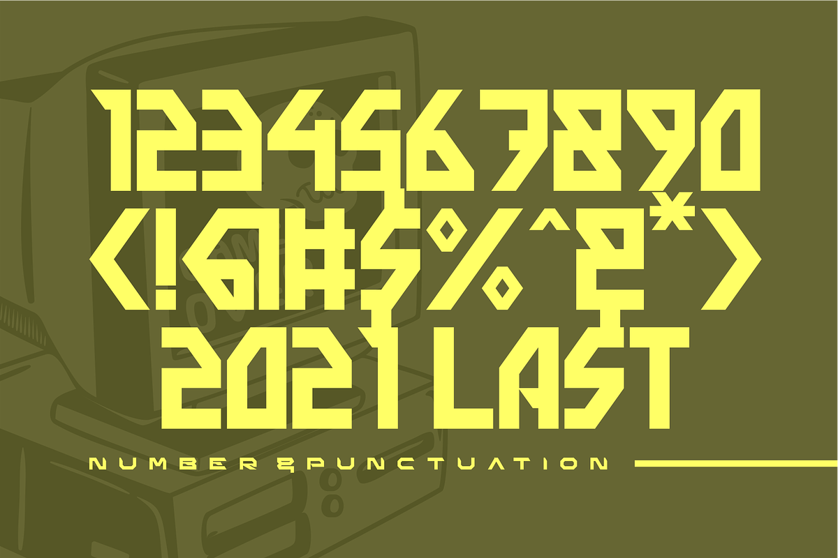 Boxy Tube, a Sans Serif Font by asfgraphics (Photo 3 of 8)