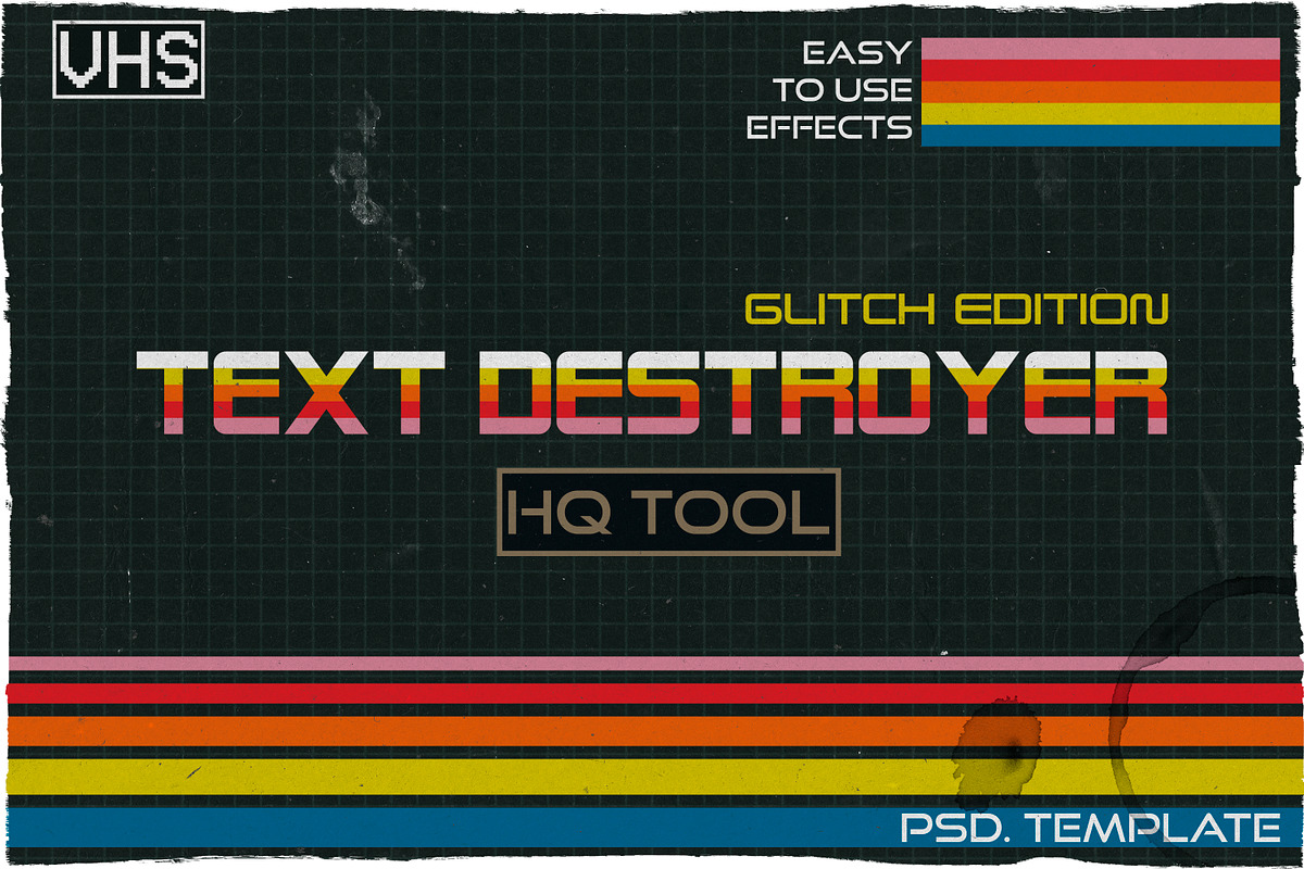Text Destroyer: Glitch Edition, a Layer Style Add-On by Gromov Design (Photo 1 of 7)