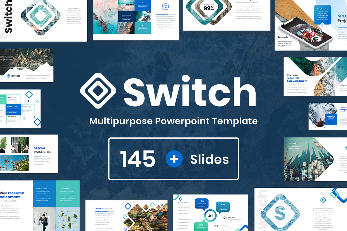 Colossal PowerPoint Templates Bundle, a Presentation Template by Reshapely (Photo 10 of 17)