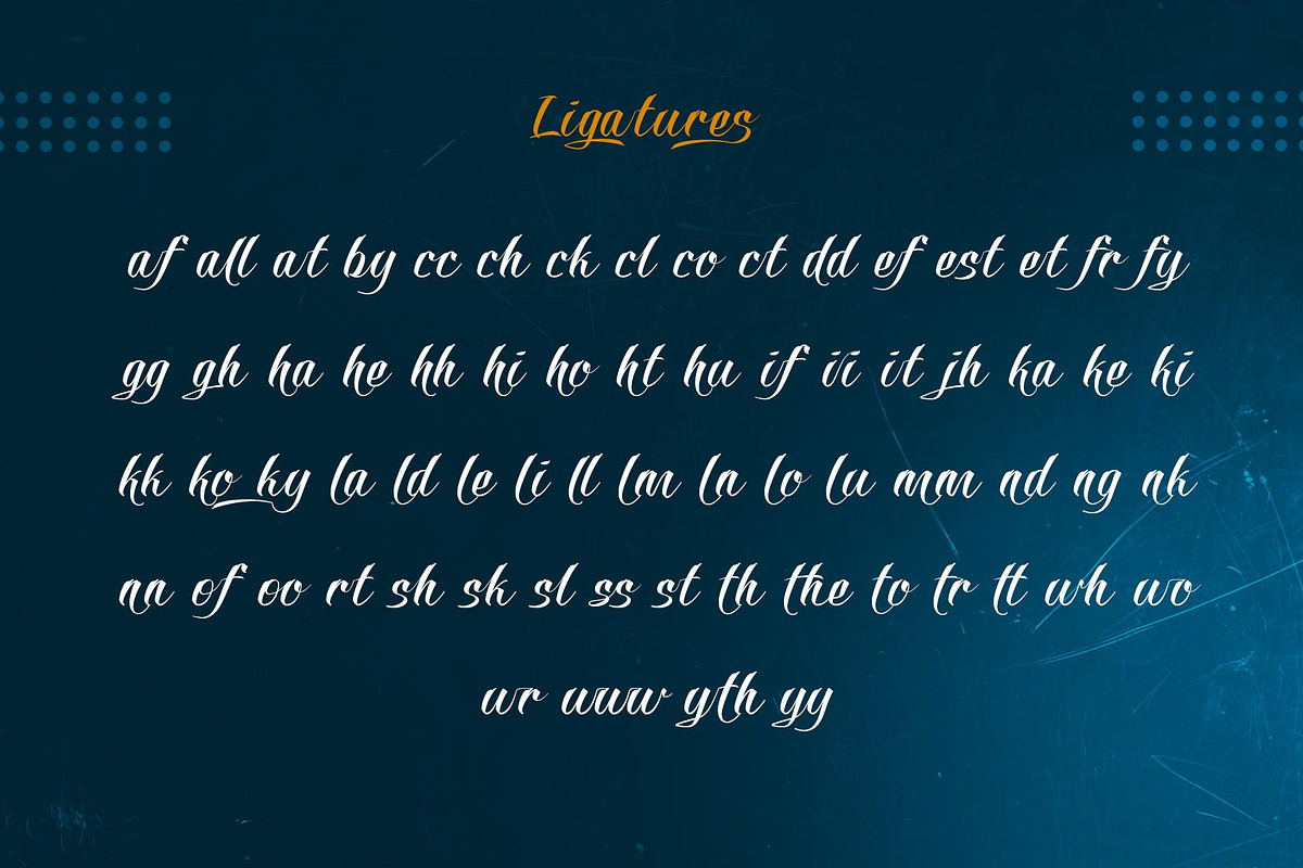 Lucky Pletan Typeface, a Script Font by alit design (Photo 2 of 15)