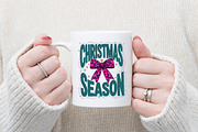 Christmas Season PNG, Leopard Bow Ch, an Illustration by designcity5 (Thumbnail 8 of 8)