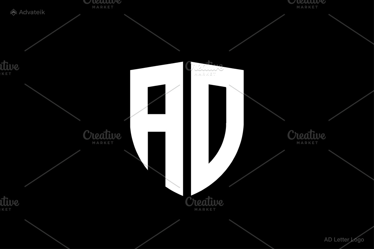 AD Letter Logo Template, a Branding & Logo Template by Advateik ™ (Photo 3 of 4)