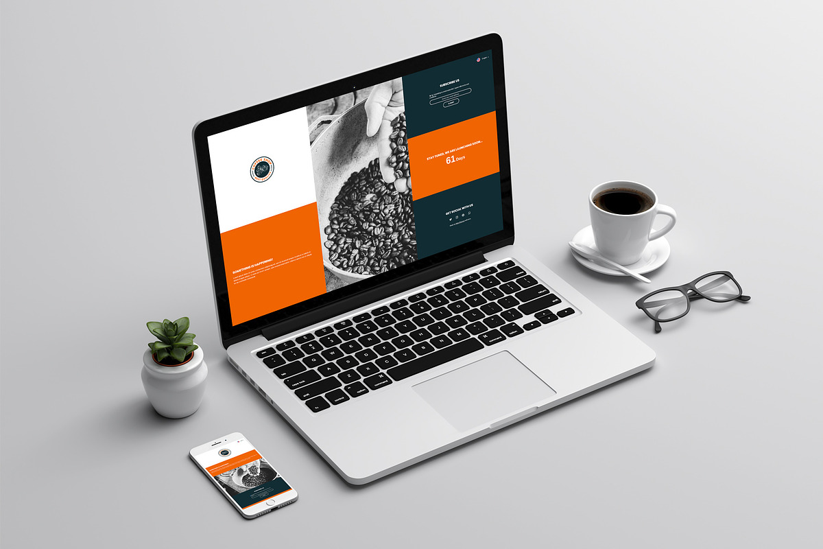 CMP Mosaic - Coming soon,Maintenance, a WordPress Template by NiteoThemes (Photo 1 of 4)