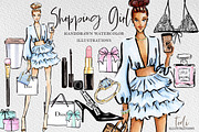 Chic Shopping Girl, an Object Illustration by creativeDi (Thumbnail 1 of 4)